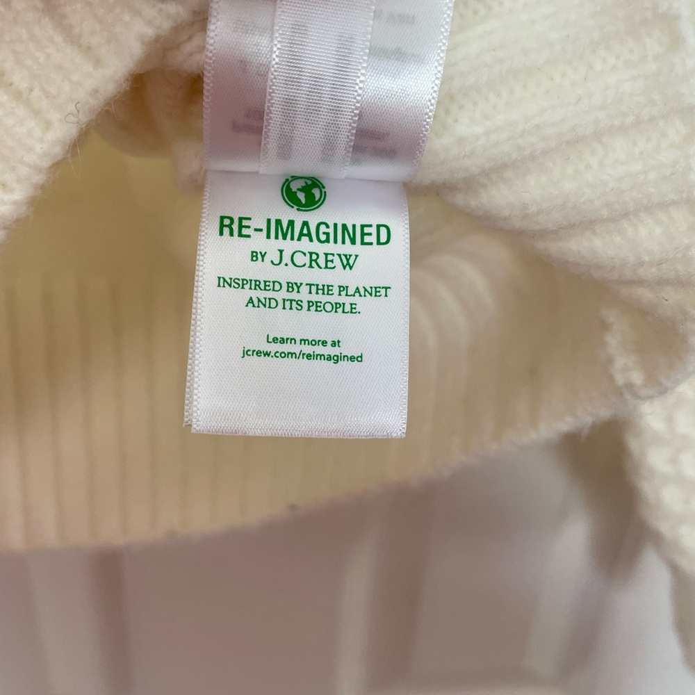 J crew sweater brand new color is cream ,off white . - Picture 10 of 10